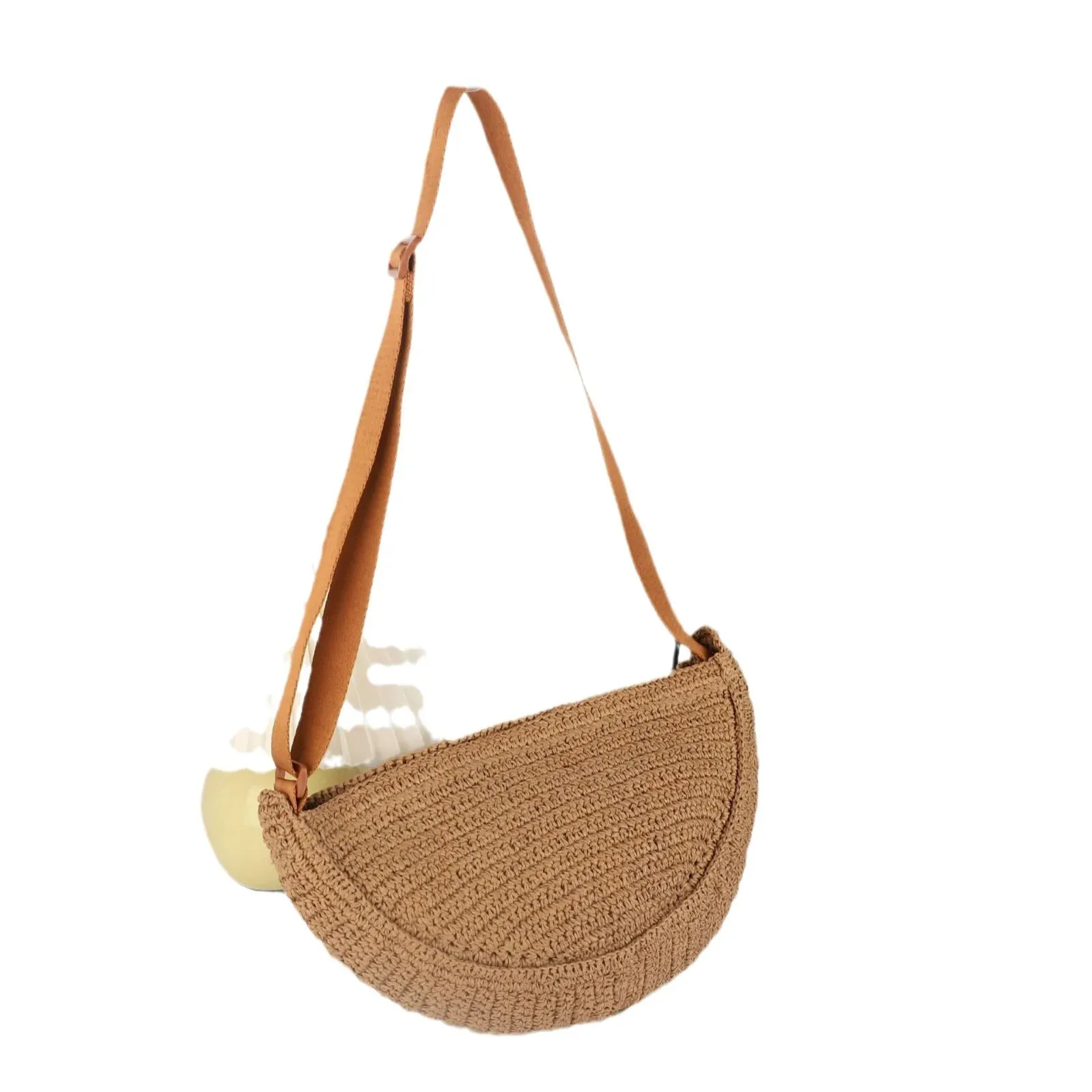 Simple Paper Rope Shoulder Bag