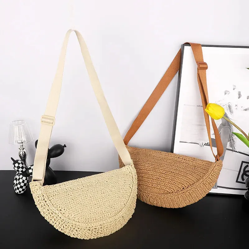 Simple Paper Rope Shoulder Bag
