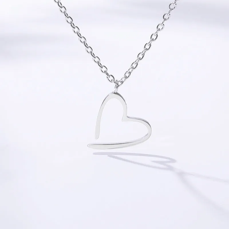 Simple stylish pendant for women | Heart pendant accessories
