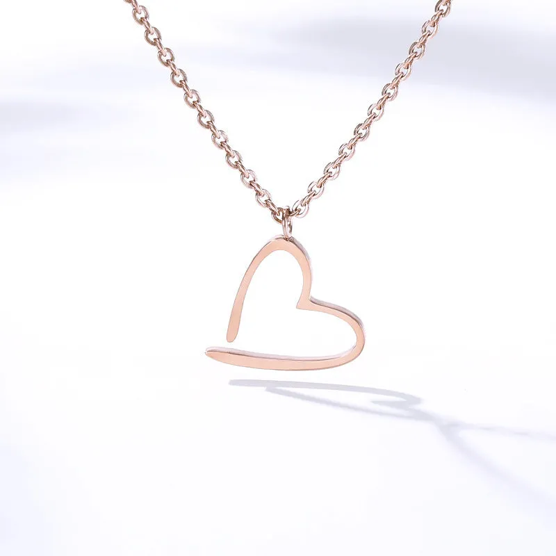 Simple stylish pendant for women | Heart pendant accessories