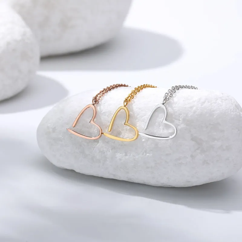 Simple stylish pendant for women | Heart pendant accessories