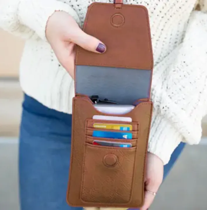 Slate Blue Harper Crossbody Bag