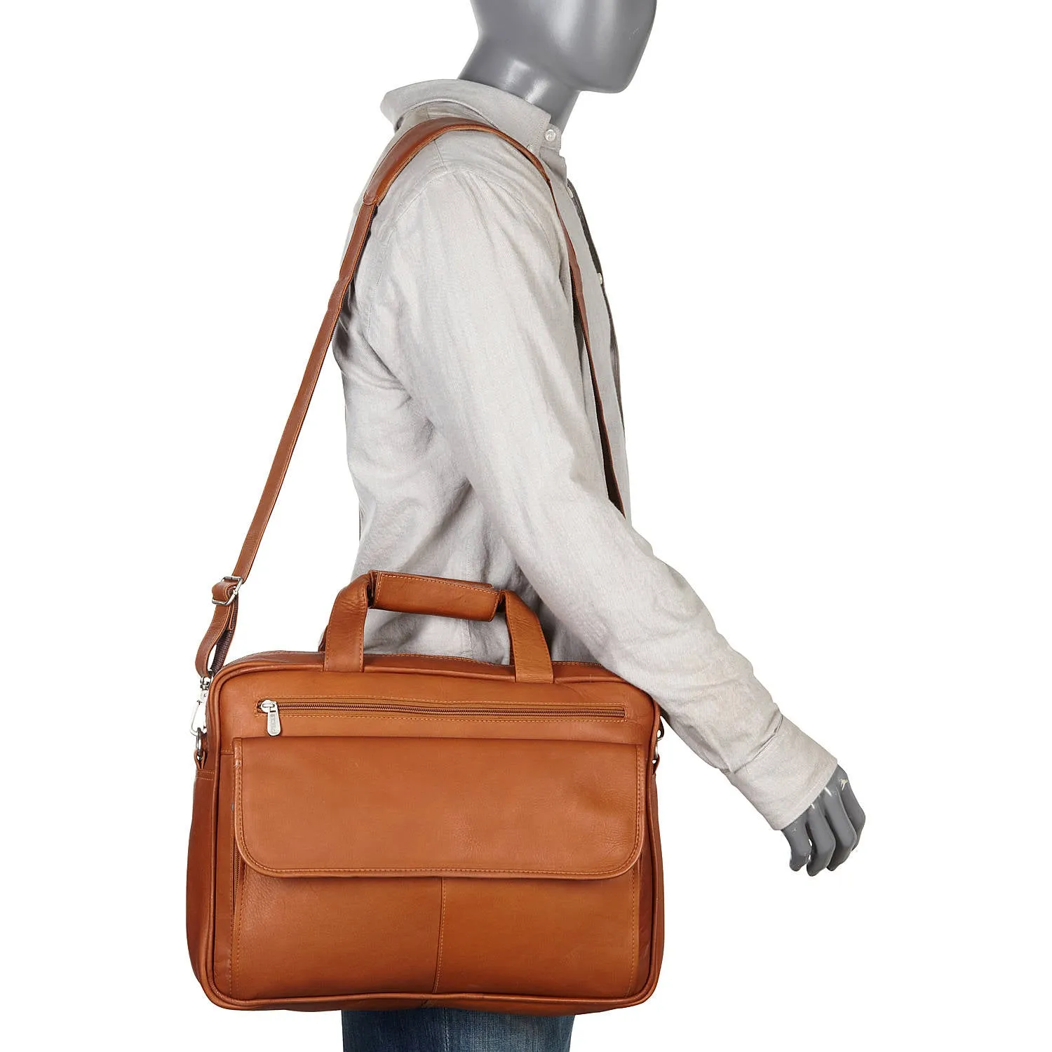 SLIM TOP-ZIP BRIEFCASE