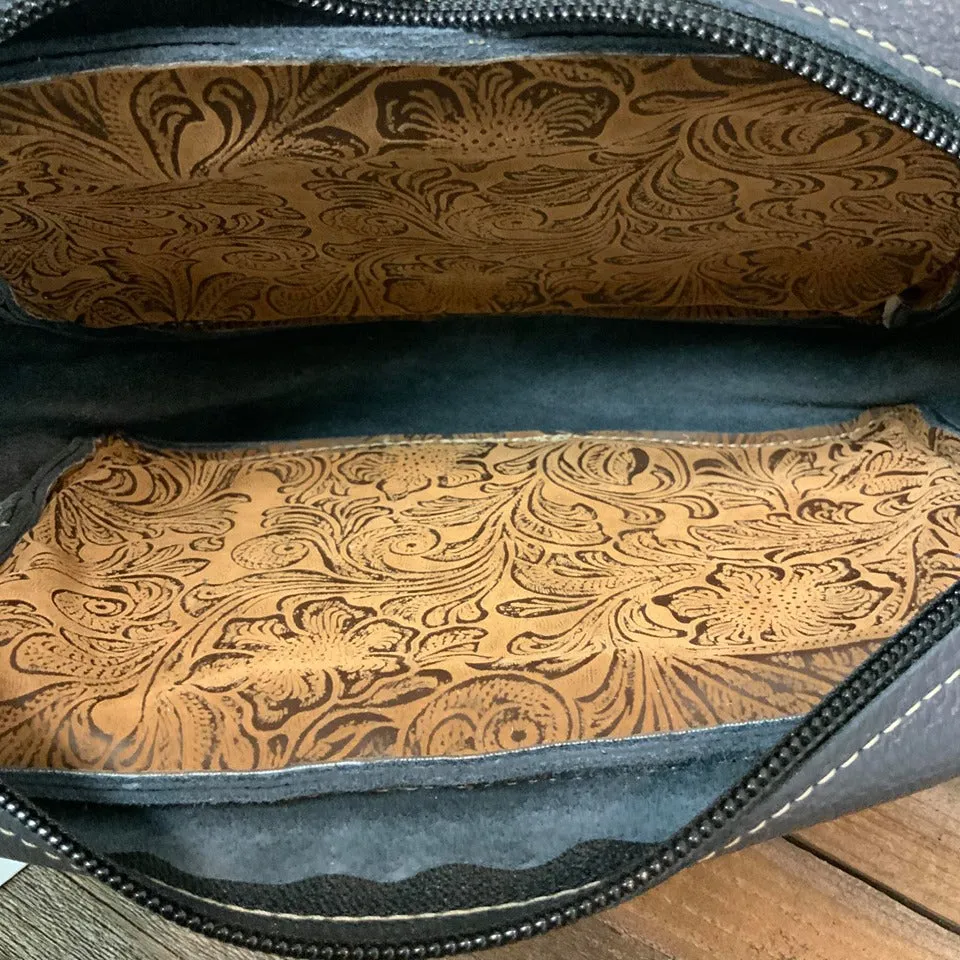 Small Hide Toiletry Bag #128