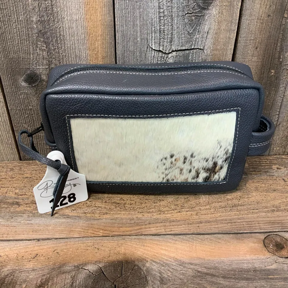 Small Hide Toiletry Bag #128