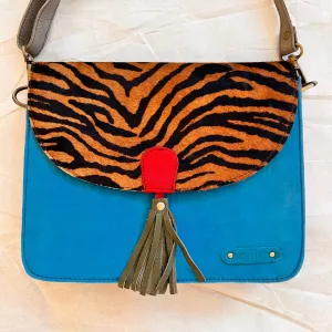 Soruka - Olivia Suede Crossbody, Turquoise