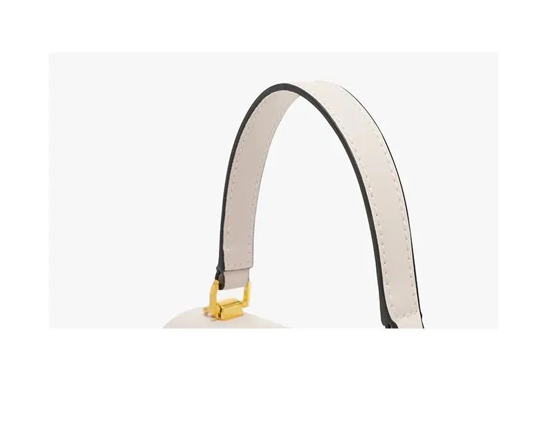 Split Leather Panelled Pattern Handbag