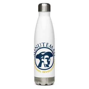 Stainless Steel Water Bottle - Round Logo