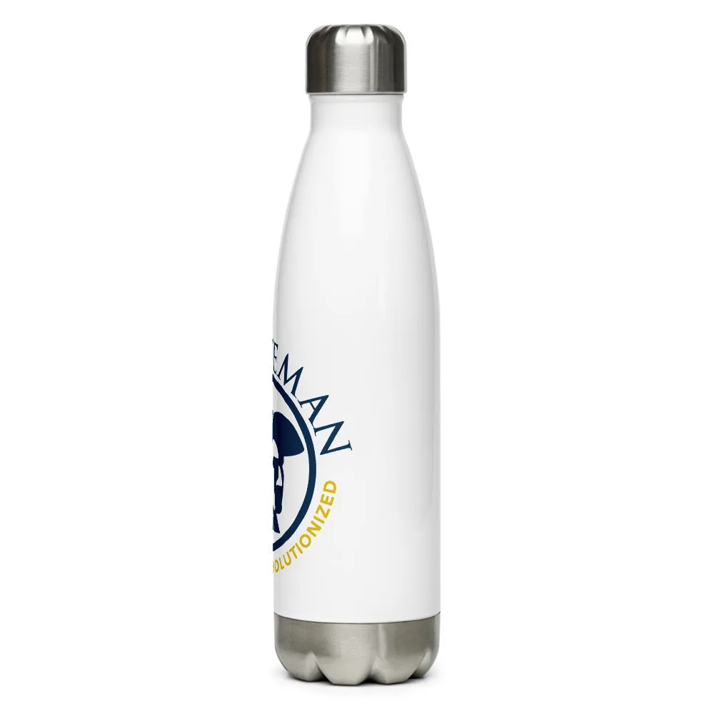 Stainless Steel Water Bottle - Round Logo