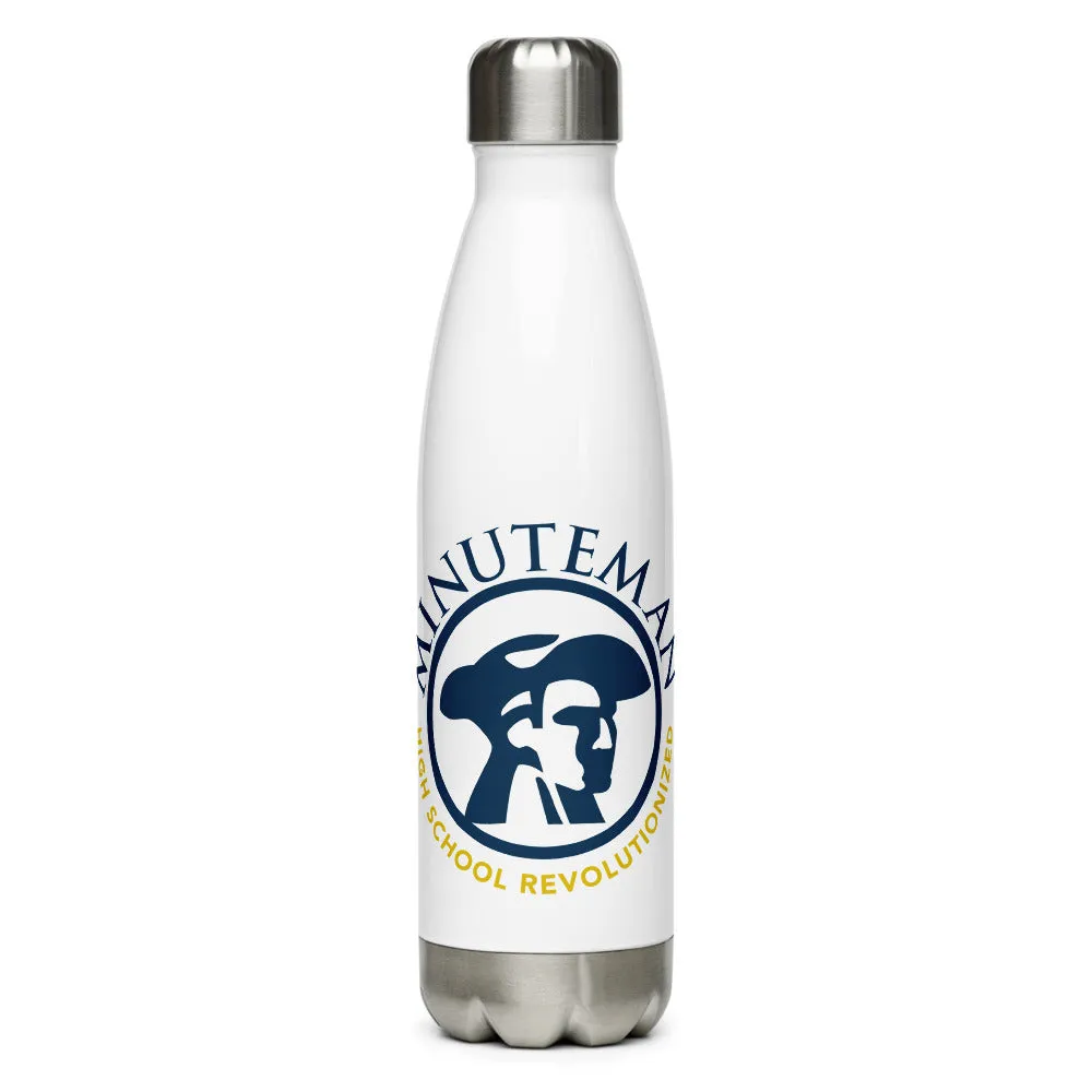 Stainless Steel Water Bottle - Round Logo