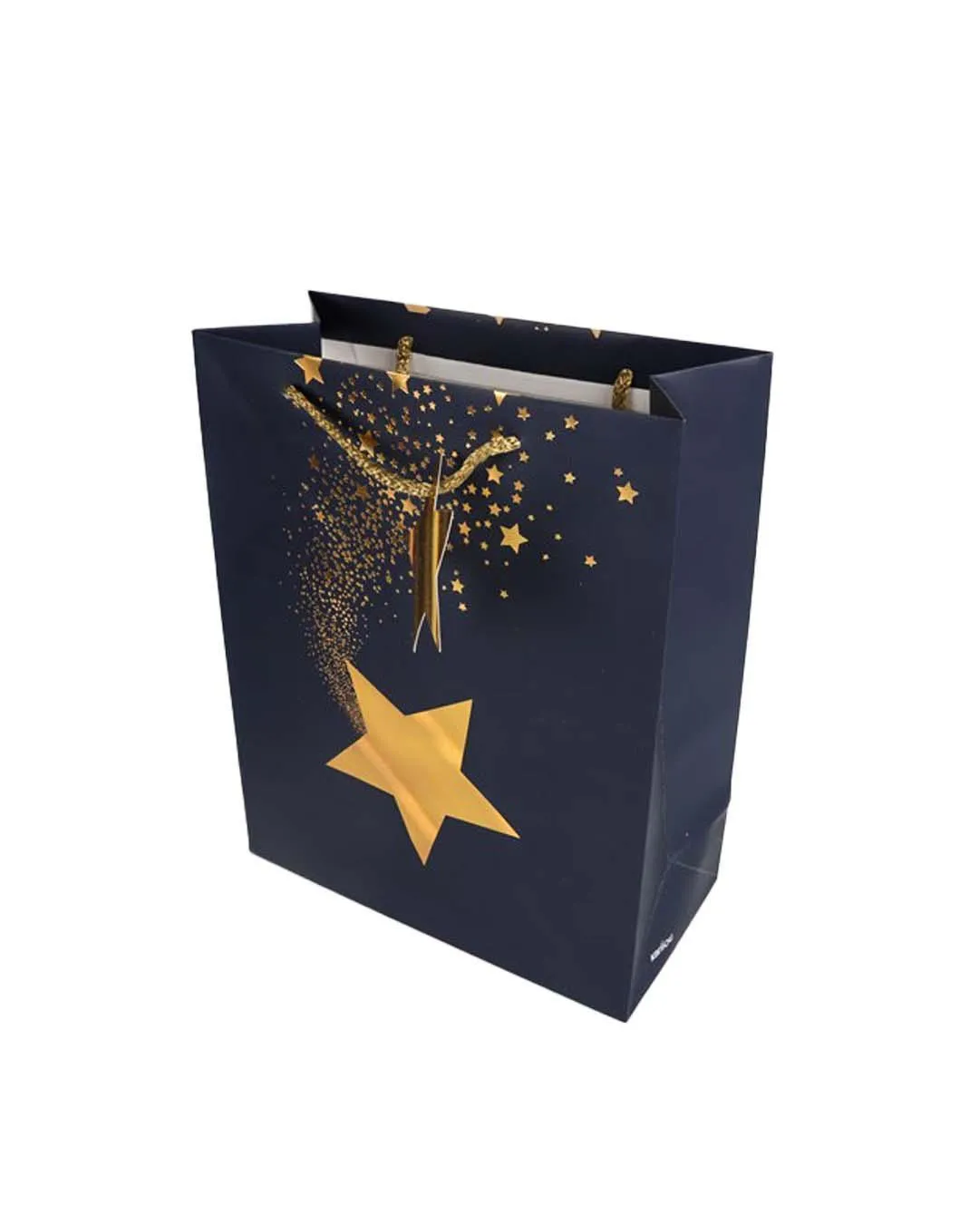 Stardust Gift Bag, Medium, Navy Blue, Paper, Set of 3