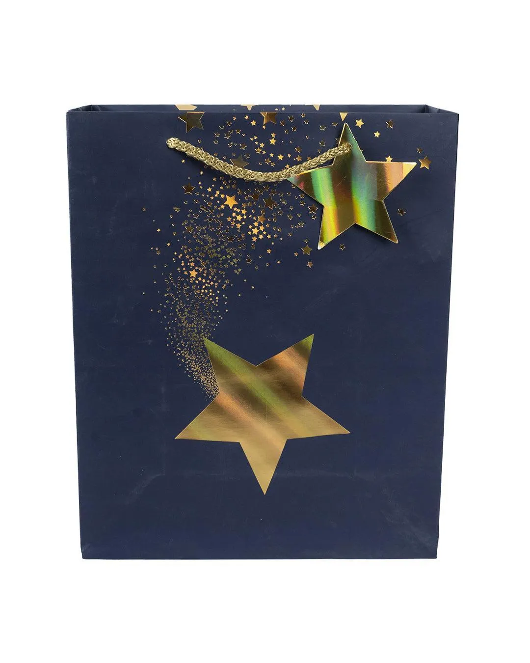 Stardust Gift Bag, Medium, Navy Blue, Paper, Set of 3