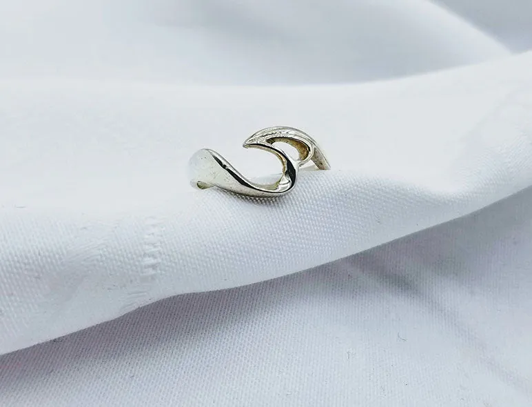 Sterling Open Heart Ring