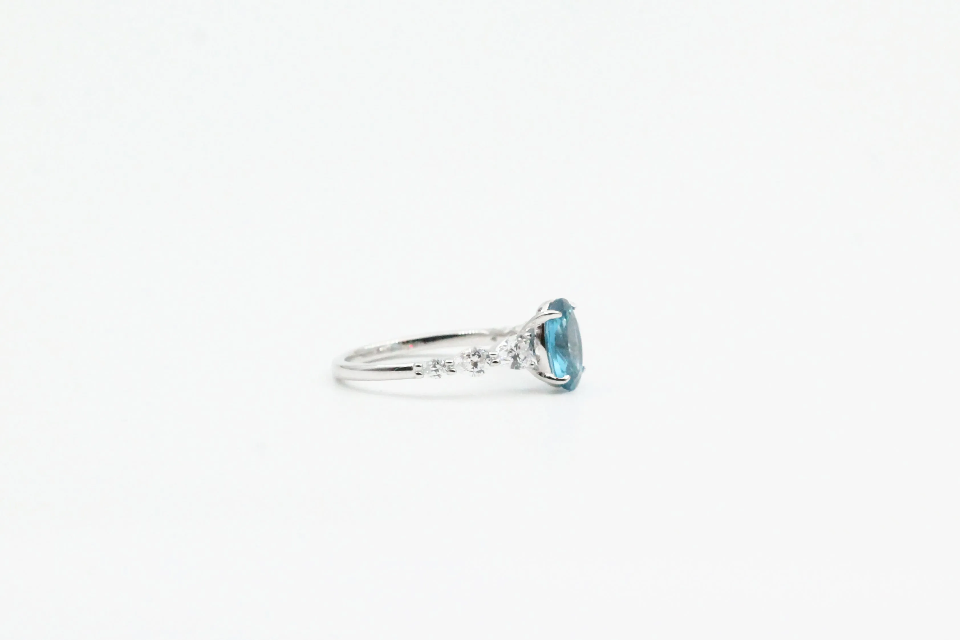 Sterling Silver Lafonn Blue Stone Ring