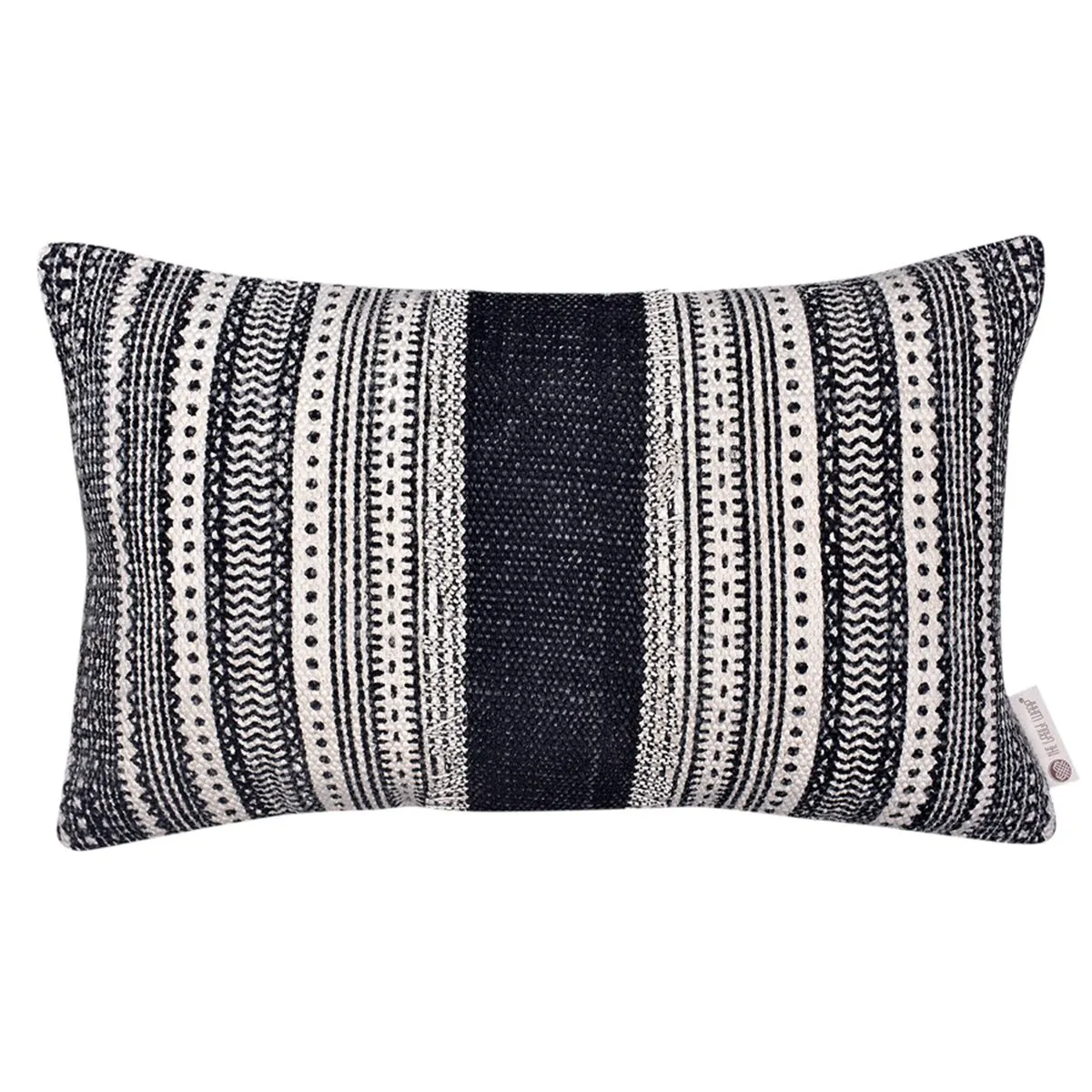 Stonewash Panelled Cushions Cover