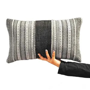 Stonewash Panelled Cushions Cover