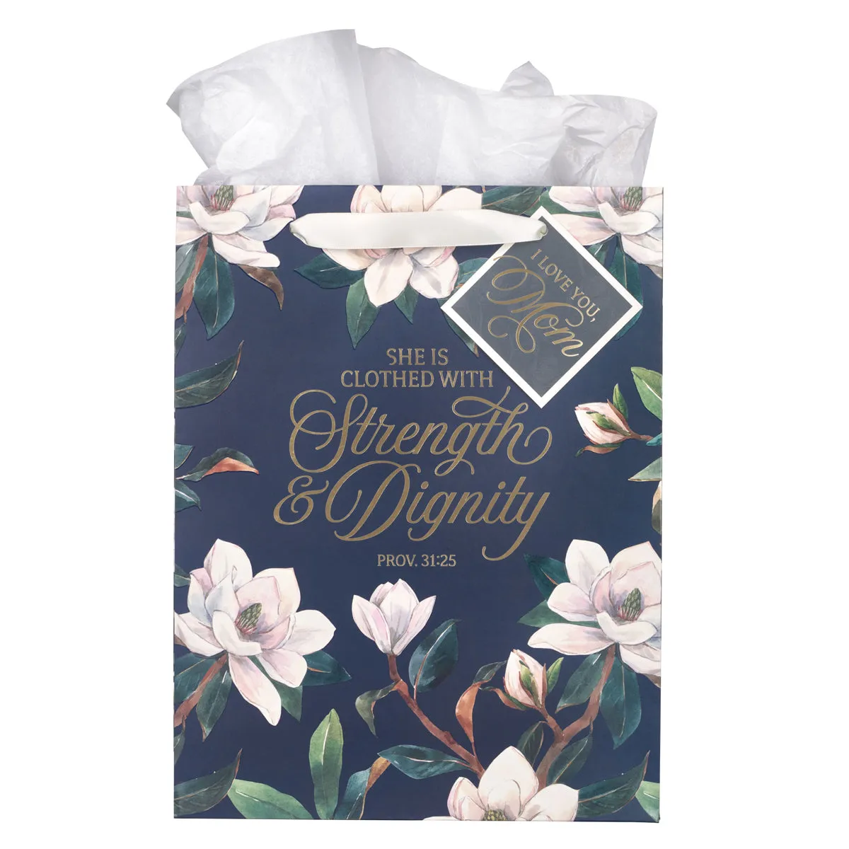 Strength and Dignity Large Portrait Gift Bag with Gift Tag