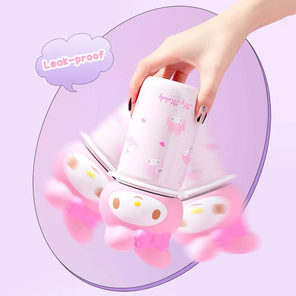 Stress Relief Sanrio Doll Lid Insulated Bottle 350mL
