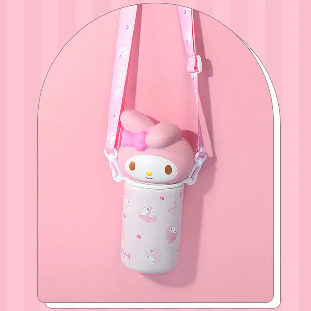 Stress Relief Sanrio Doll Lid Insulated Bottle 350mL