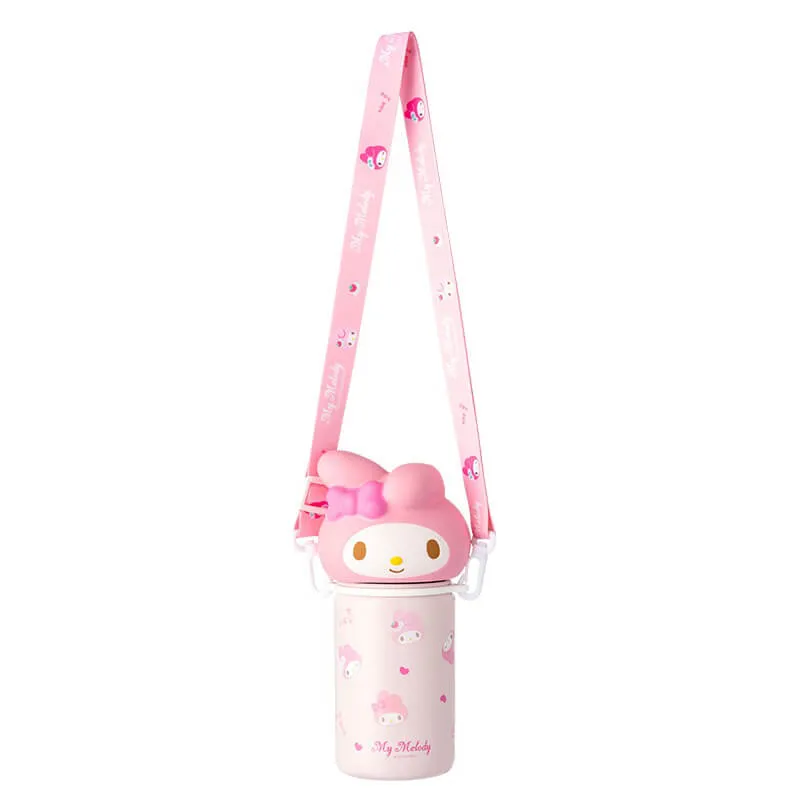 Stress Relief Sanrio Doll Lid Insulated Bottle 350mL
