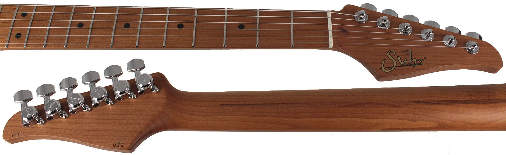 Suhr Select Classic T Guitar, Roasted Neck, Charcoal Frost Metallic, Maple