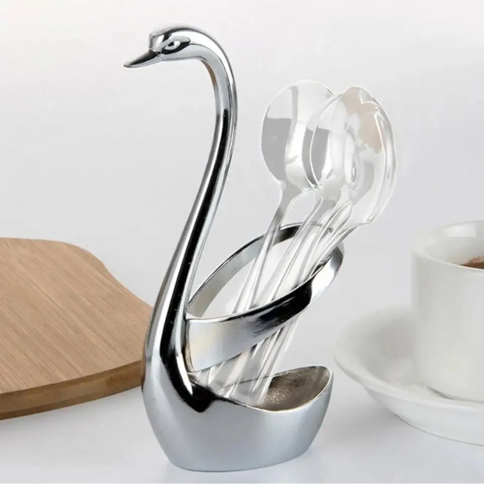 SWAN SHAPED CUTLERY HOLDER