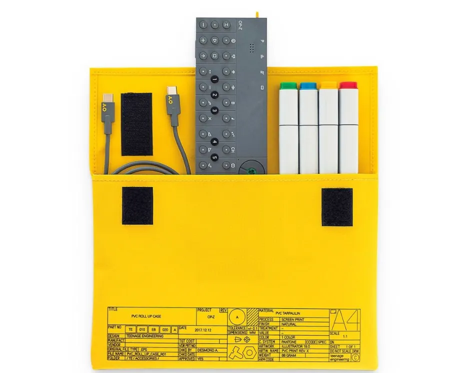 Teenage Engineering OP-Z PVC Roll Up Bag