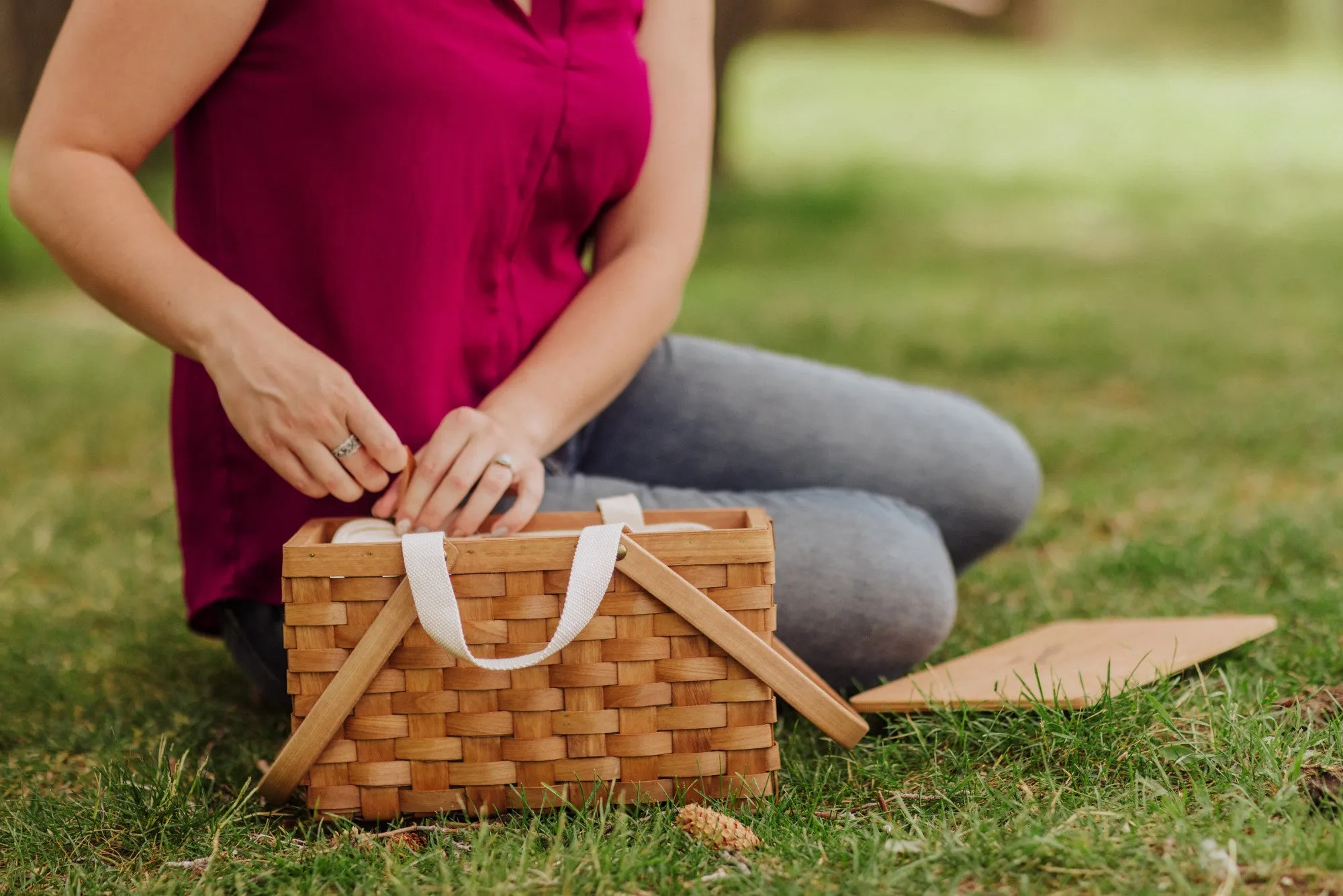 Texas Longhorns - Poppy Personal Picnic Basket