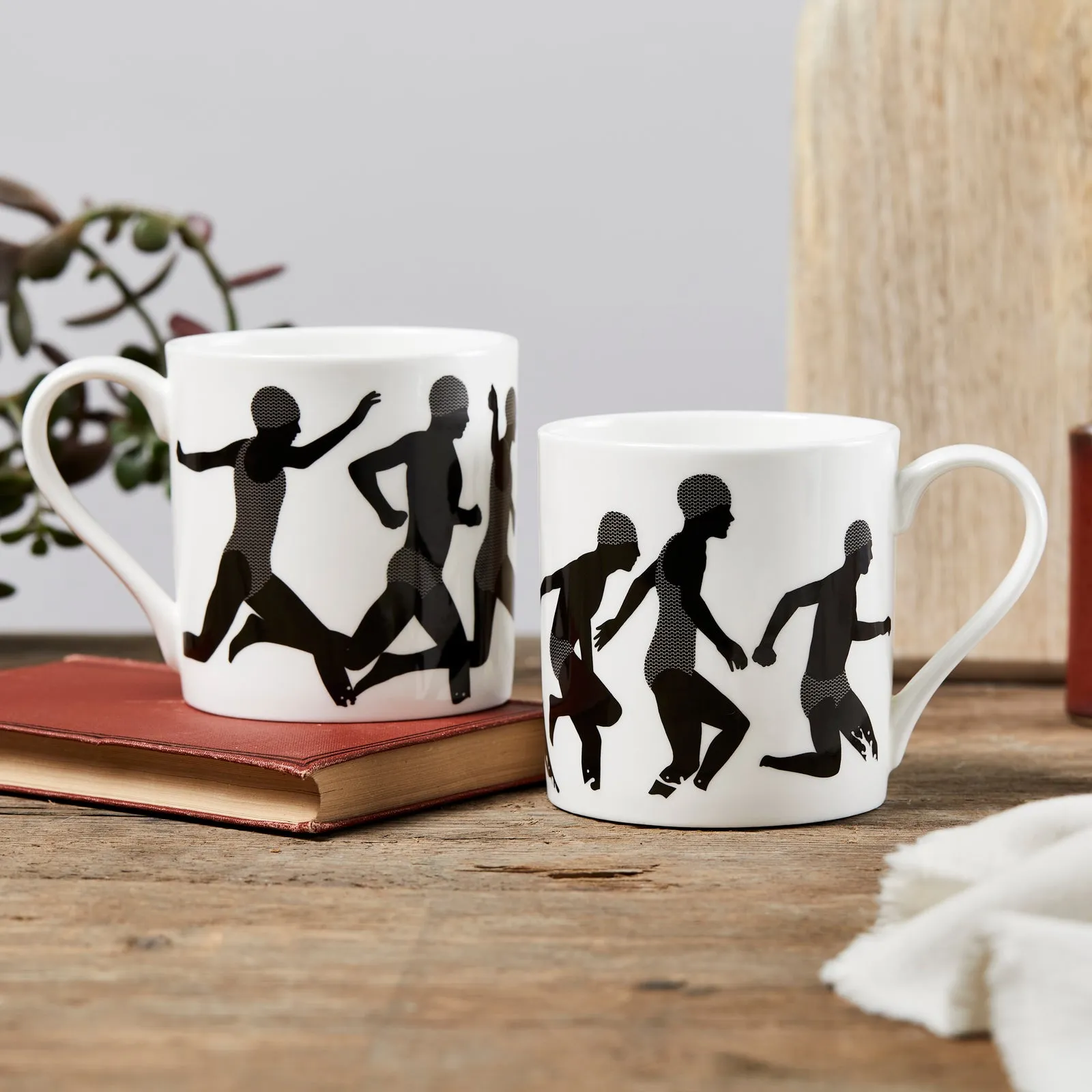 'The Swimmers' Fine China Mug