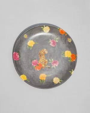 Tigress Quarter Plate - Charcoal