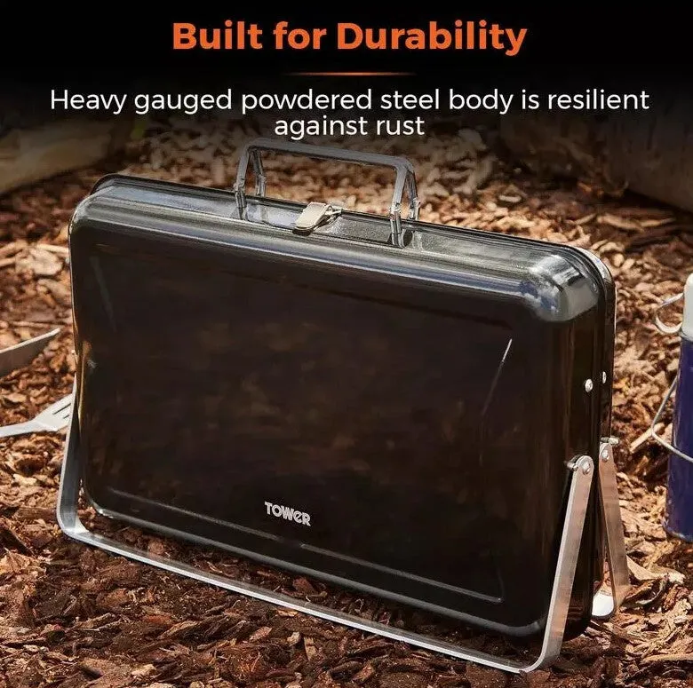 Tower T978516BLK outdoor barbecue/grill Charcoal (fuel) Black