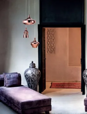 Triple Rose-Gold Nostalgia Cluster Light