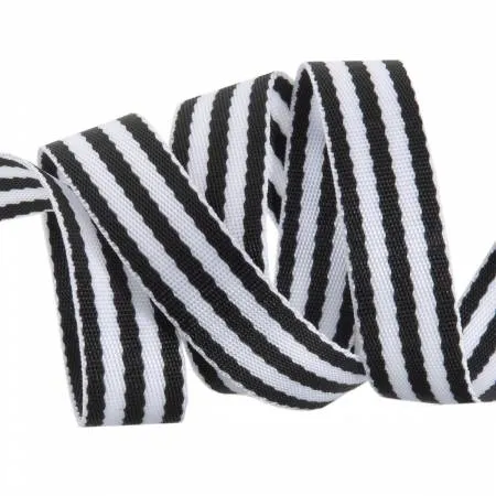 Tula Pink | Striped Nylon Webbing 1" (25mm) Wide (2 Yards)