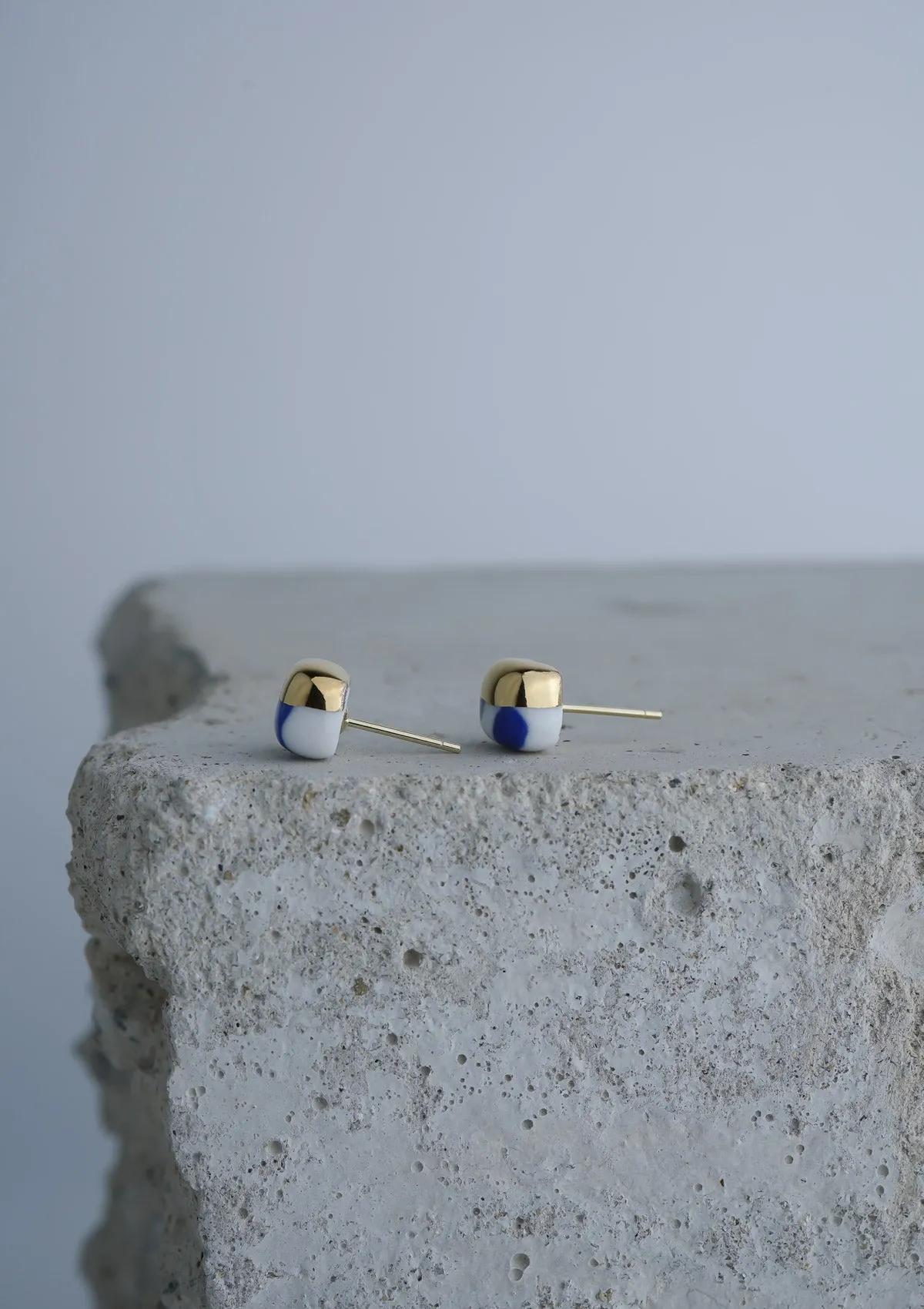 Ultramarine & Dazzling Blue - Square Mini Spotty