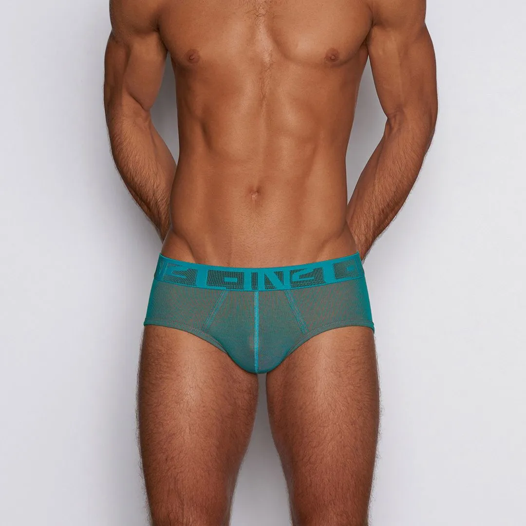 Undertone Mid Rise Brief Bronsis Blue