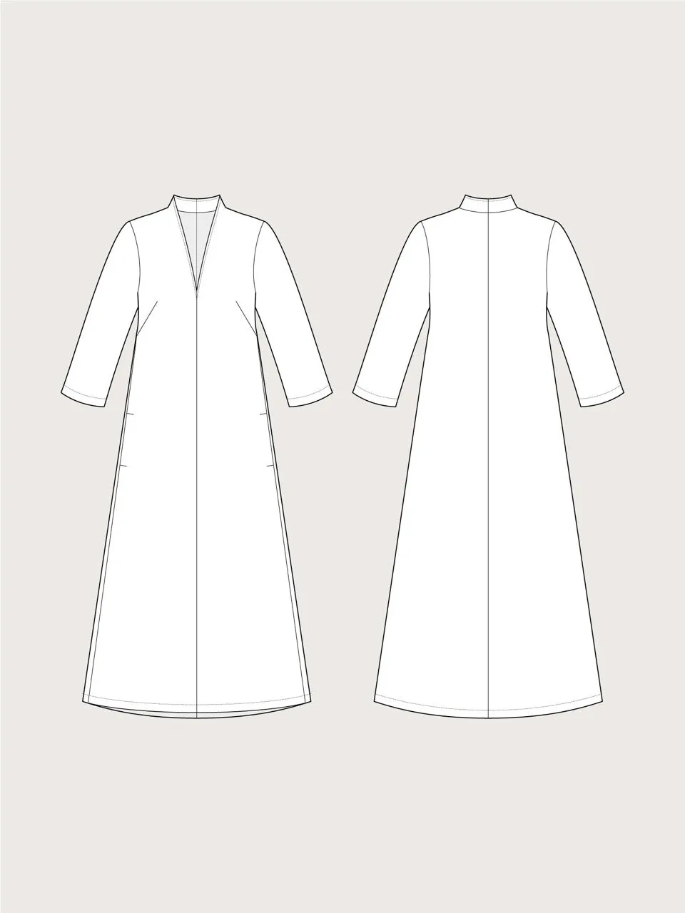 V-neck Dress