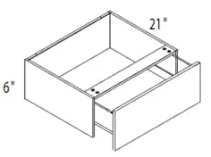 Vanity Knee Drawer - Modern Line