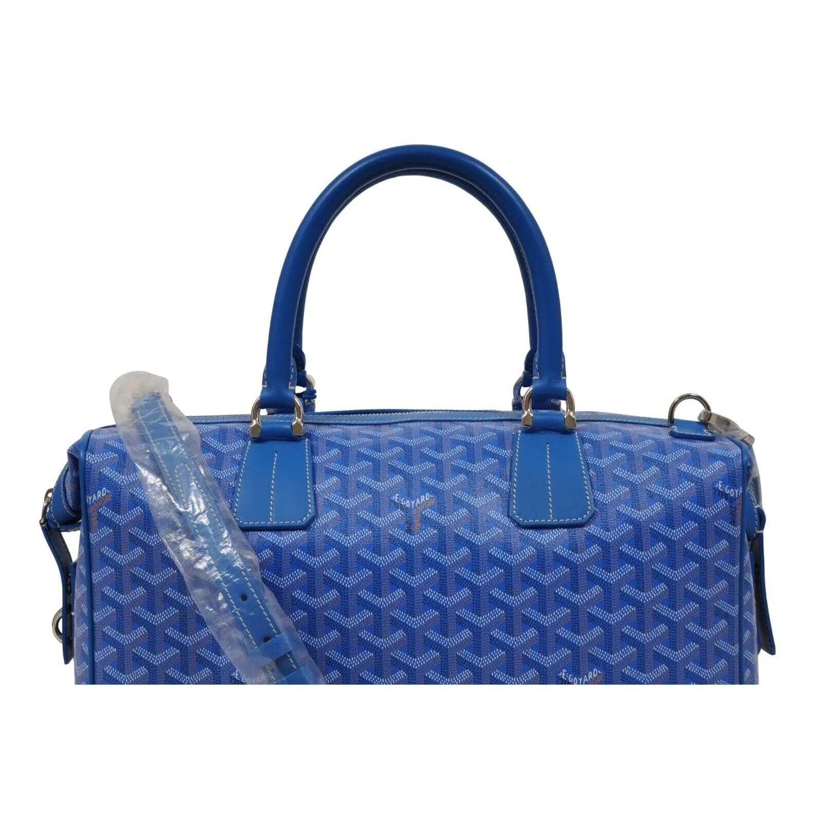 Victoria GM Blue Crossbody Travel Tote Duffle Weekend Carry On Bag