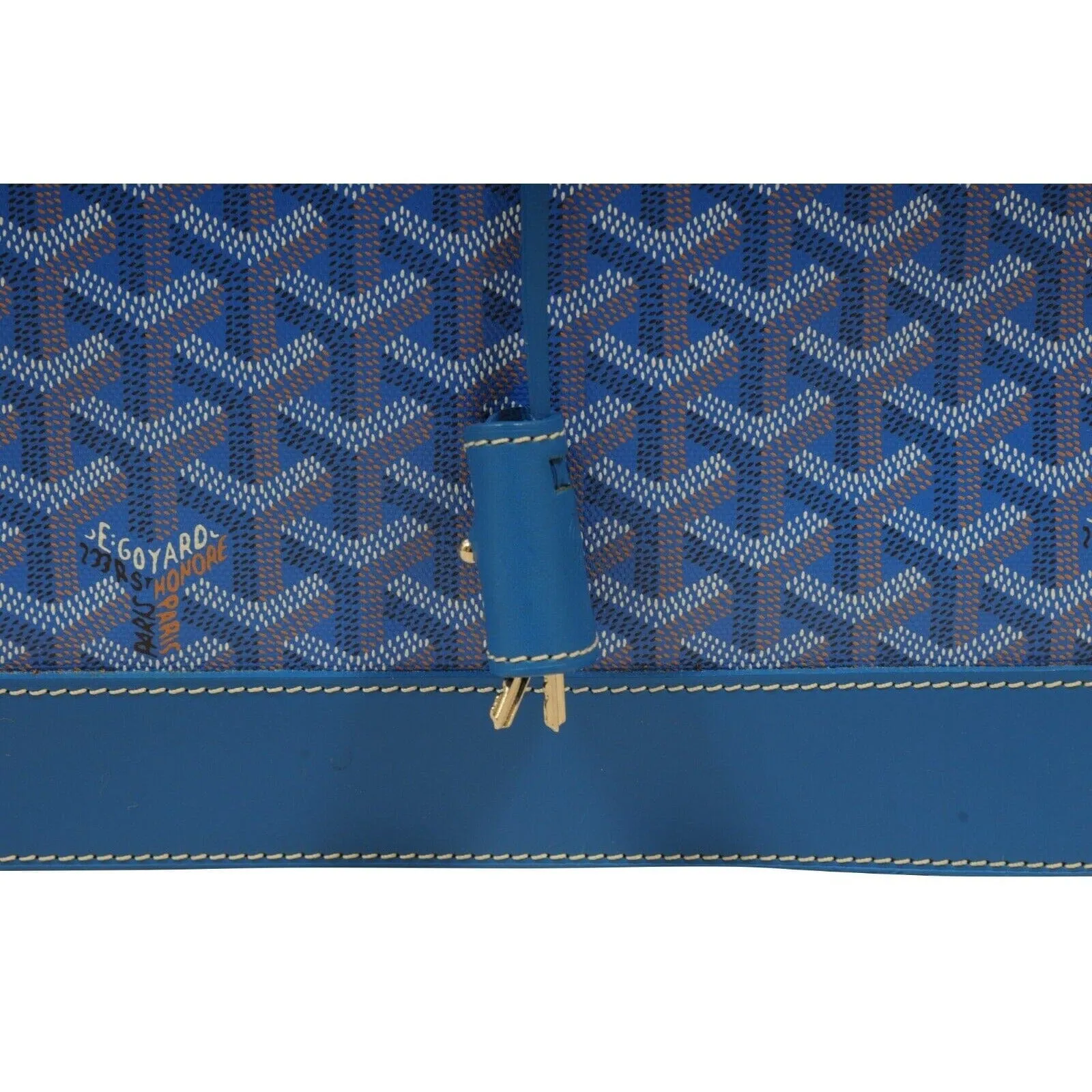 Victoria GM Blue Crossbody Travel Tote Duffle Weekend Carry On Bag