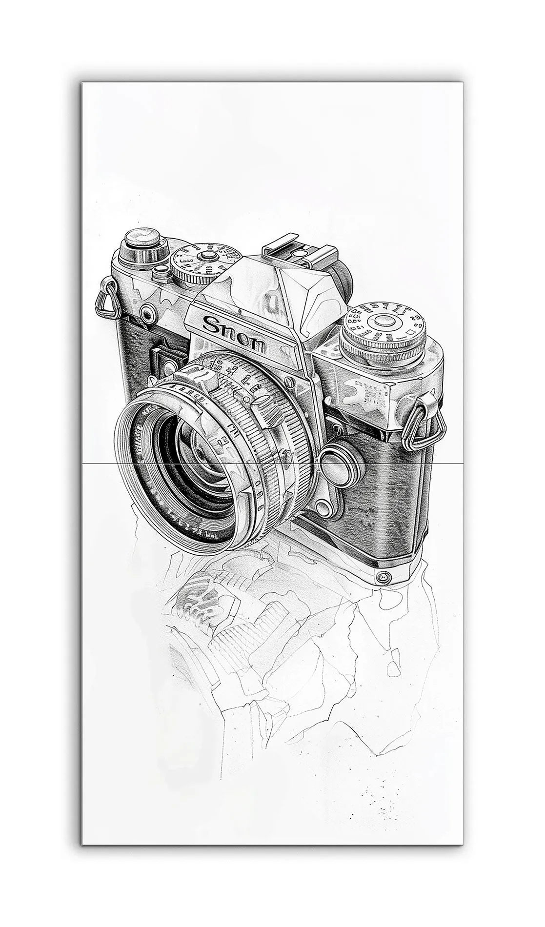 Vintage Camera Monochrome Masterpiece