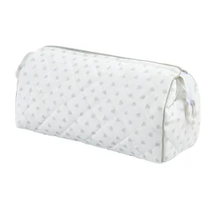 Wash Bag Heart Grey
