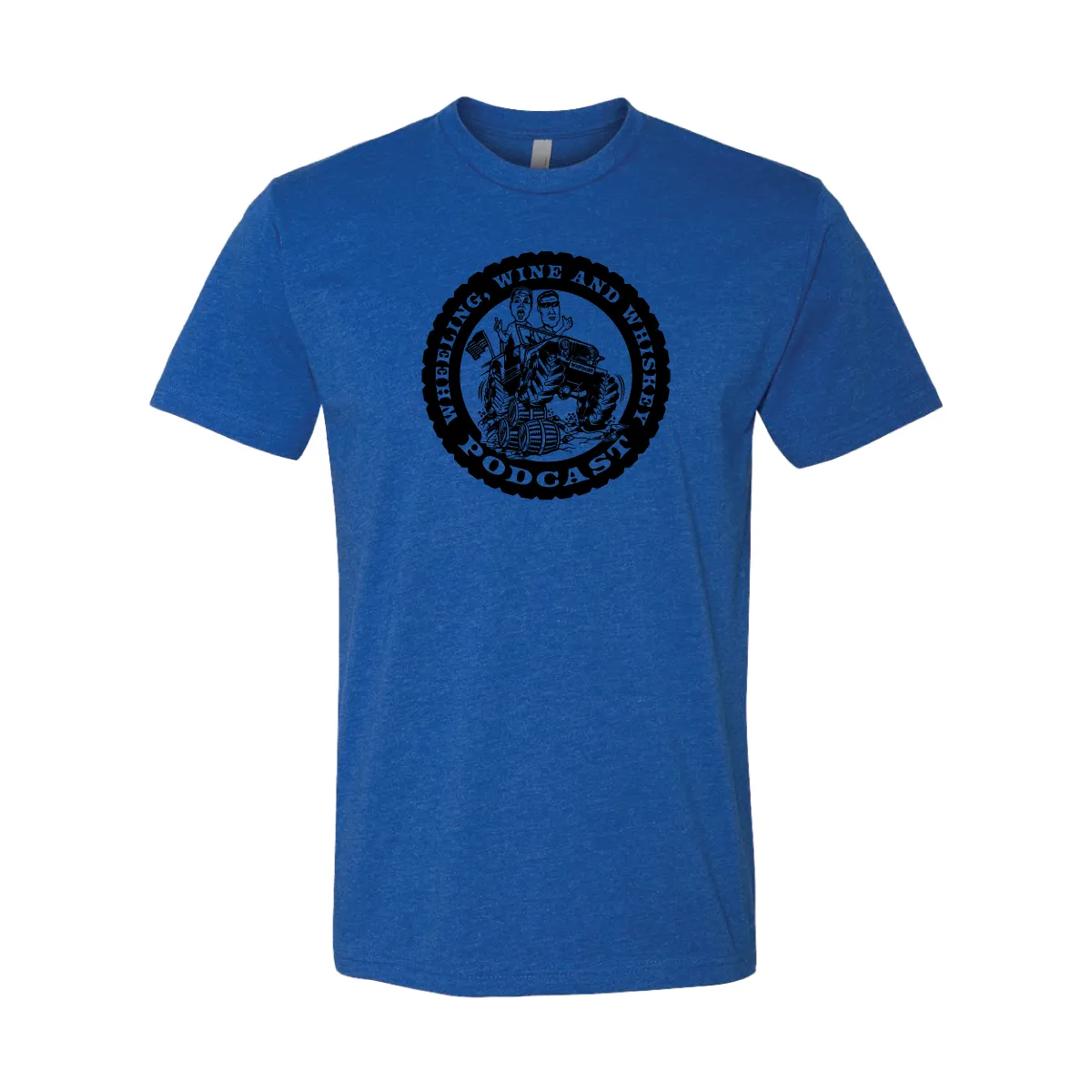 Wheeling Wine and Whiskey - MONOCHROME black - TEE