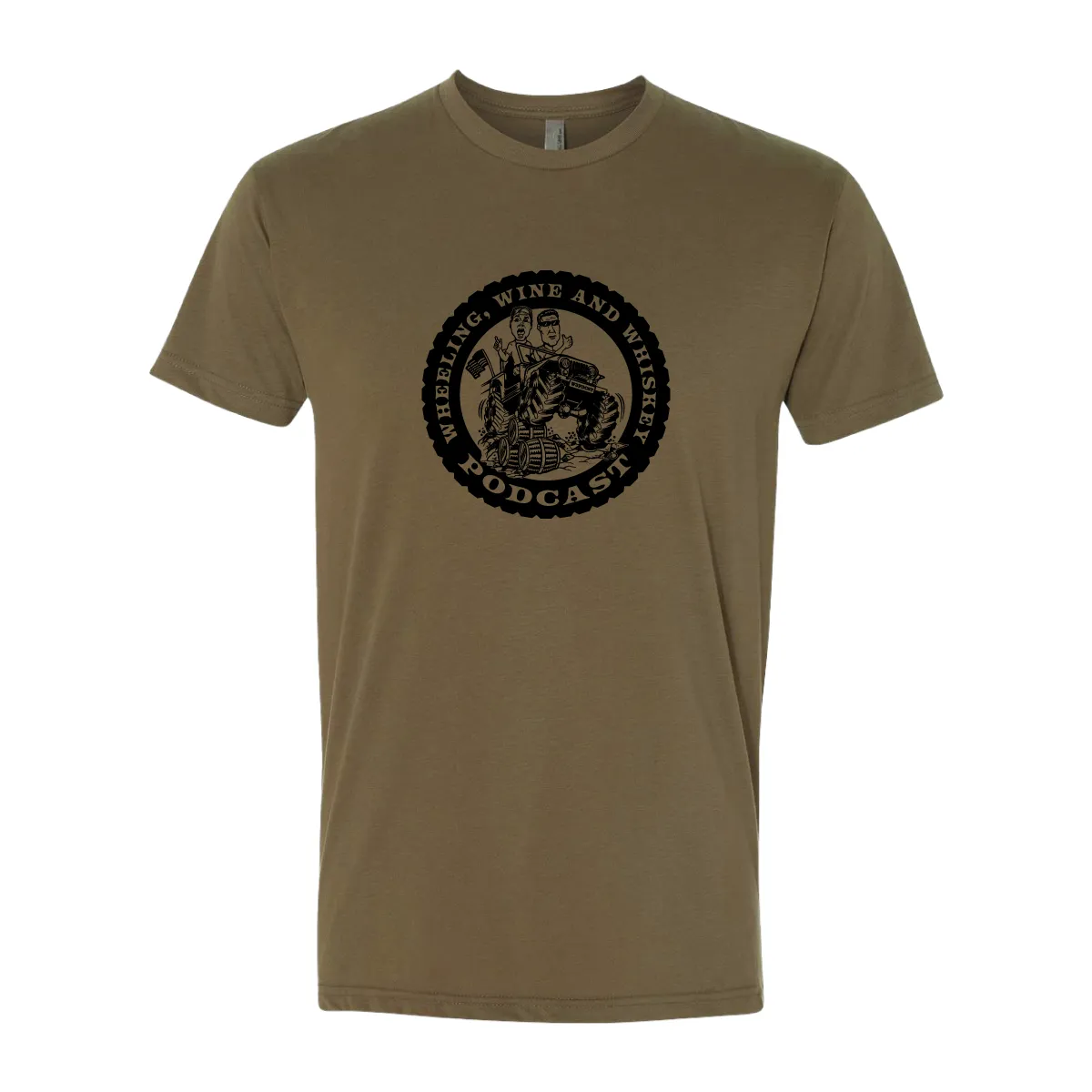 Wheeling Wine and Whiskey - MONOCHROME black - TEE