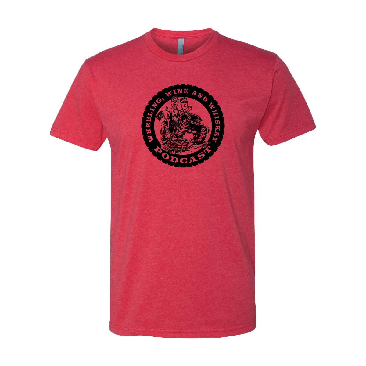 Wheeling Wine and Whiskey - MONOCHROME black - TEE