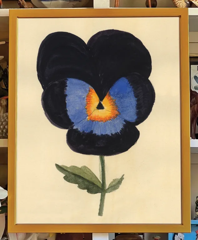 'Winter Pansies' -per piece