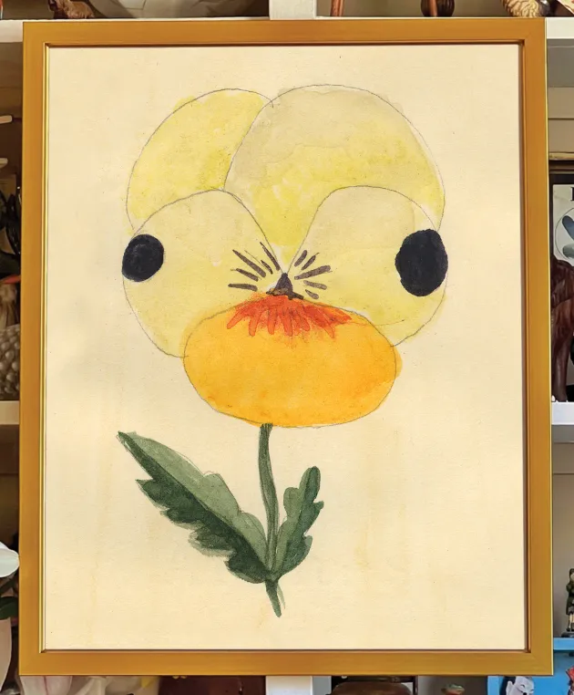 'Winter Pansies' -per piece