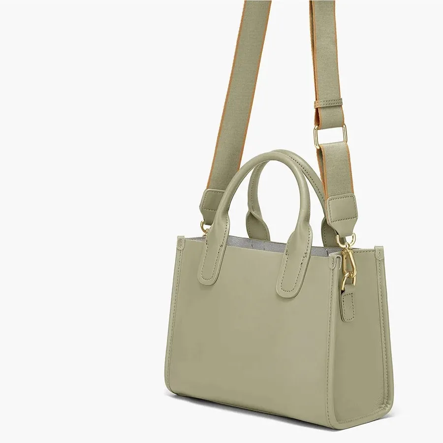 Women Minimalist Bucket Handbag Top Handle Tote Bag