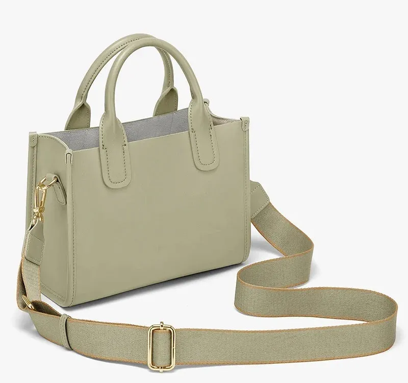 Women Minimalist Bucket Handbag Top Handle Tote Bag