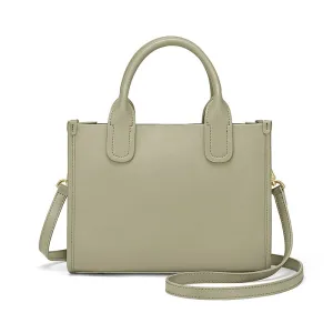 Women Minimalist Bucket Handbag Top Handle Tote Bag