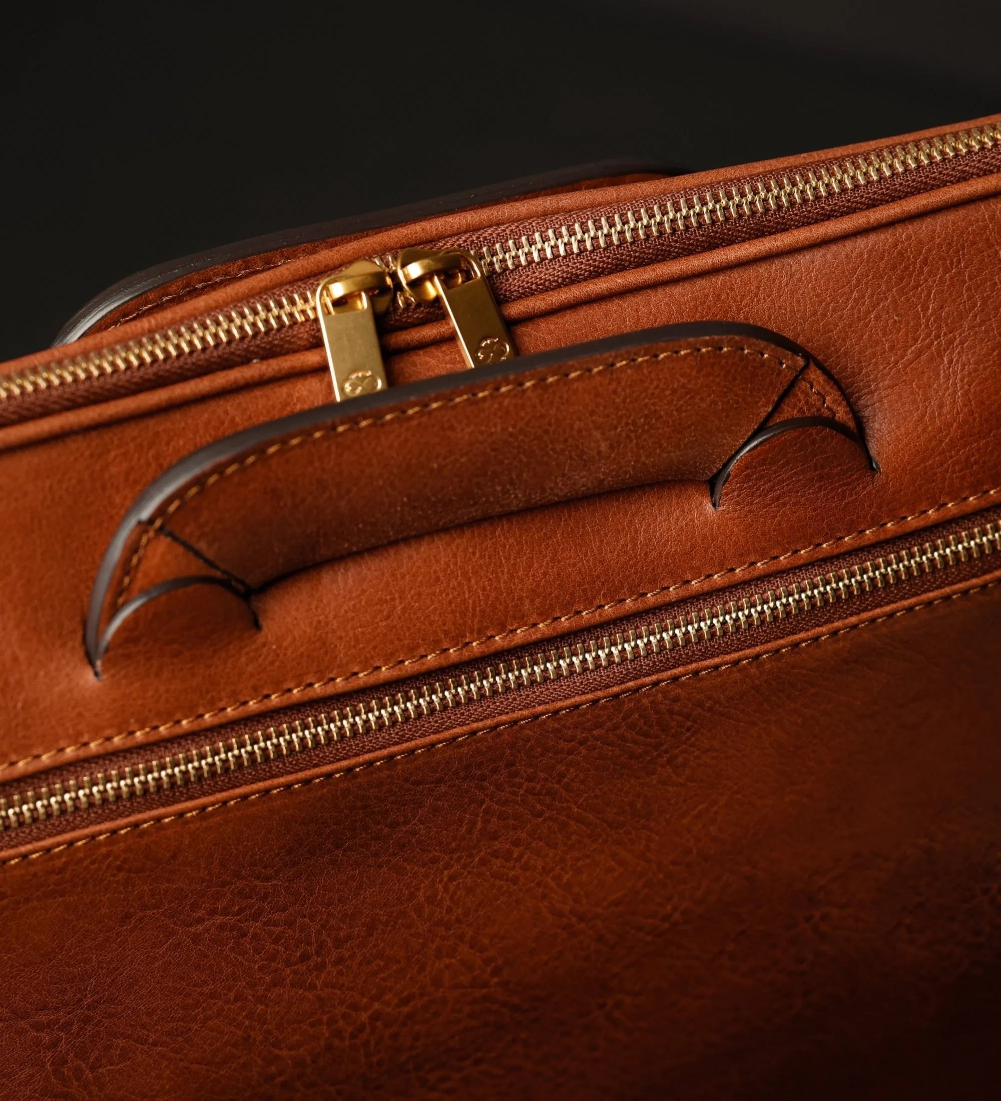 Womens Leather Briefcase Laptop Bag - Brave New World